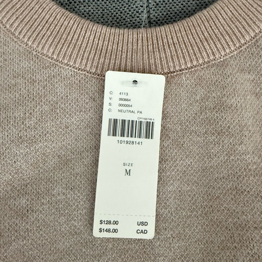 The Oaklyn Pilcro Beige Sweater with Bird and camouflage design - Picture 4 of 5